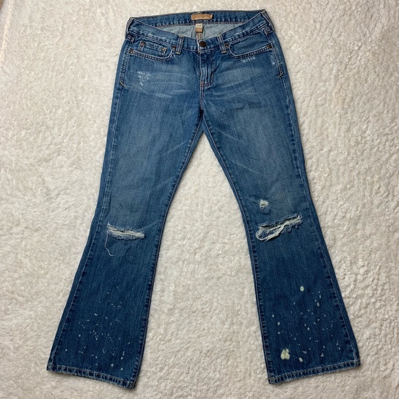 Abercrombie & Fitch Distressed Jeans 4 Short - Picture 7 of 7